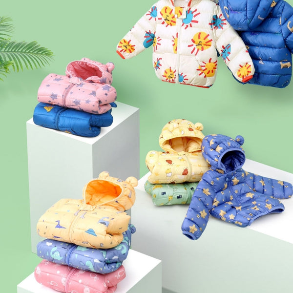 Abrigo Acolchado Infantil con Plumón para Invierno - Niños y Niñas