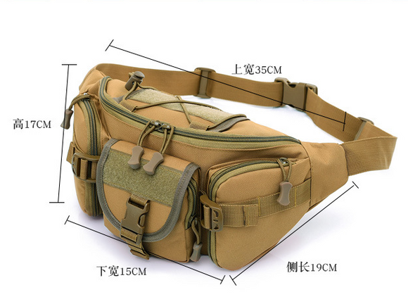 Bolsa Táctica Deportiva para Hombre - Mochila Pecho Impermeable Gran Capacidad