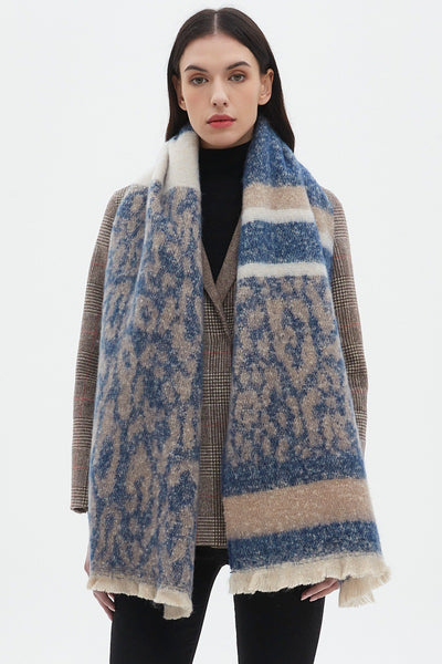 Bufanda Leopardo Unisex de Moda Europea y Americana - Image 22