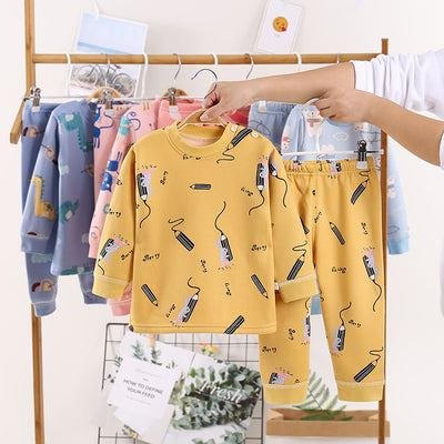 Pantalones Térmicos Infantiles de Terciopelo - Ropa de Abrigo para Niños y Niñas Otoño Invierno - Image 9