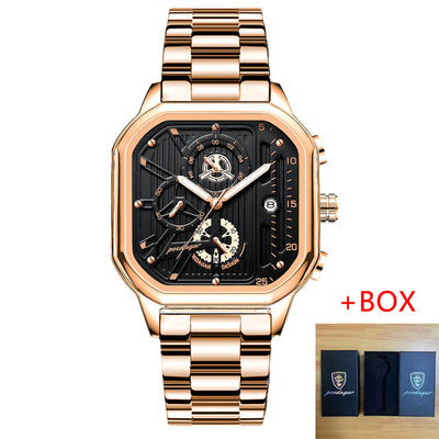 Reloj de Cuarzo Multifuncional Resistente al Agua para Hombre - Image 2