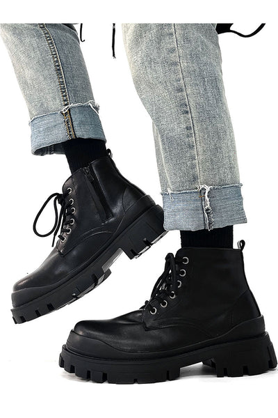 Botas Clásicas Negras de Alta Calidad Estilo Británico - Image 8