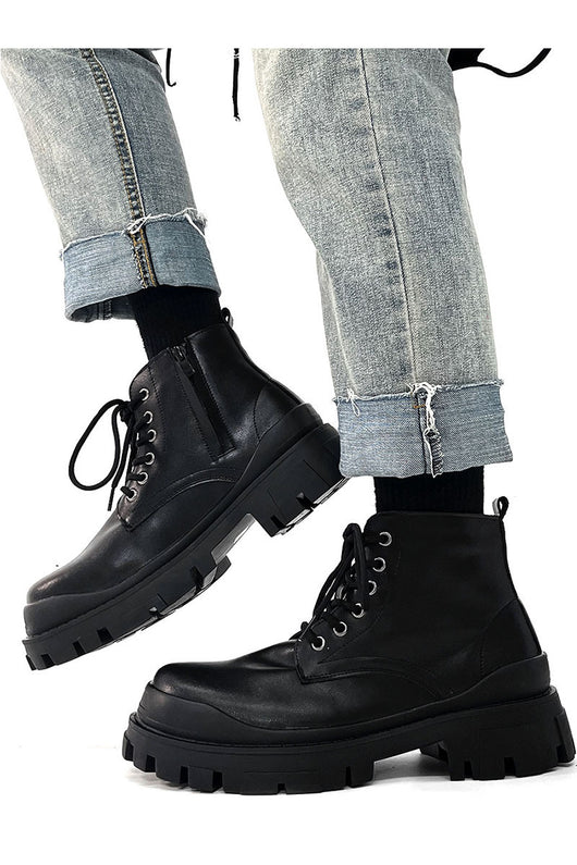 Botas Clásicas Negras de Alta Calidad Estilo Británico - Image 8