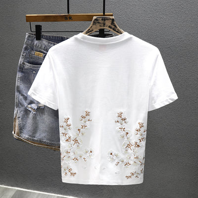 Playera Estilo Chino Manga Corta 100% Algodón para Hombre - Image 2