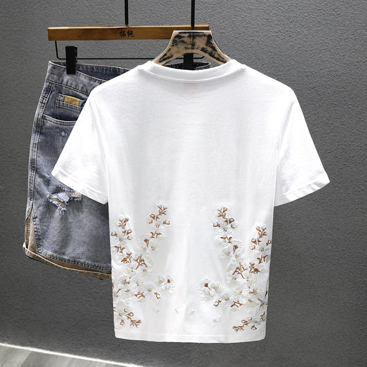 Playera Estilo Chino Manga Corta 100% Algodón para Hombre - Image 2