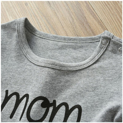 Mameluco de Algodón para Bebé con Diseño Mom - Manga Larga - Image 9
