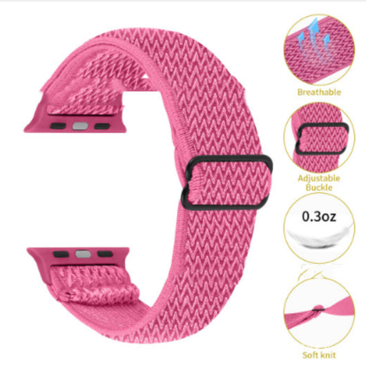 Correa Elástica Inteligente con Patrón Espiga para Smartwatch - Image 2