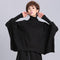 Suéter Pullover Oversized Irregular de Manga Larga para Mujer