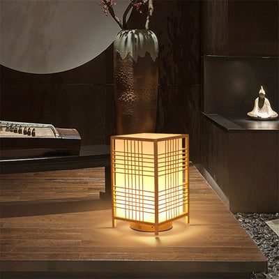 Lámpara de Mesa Recargable Estilo Japonés Retro - Image 5