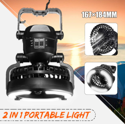 Ventilador Camping 18 LED - Luz y Aire Fresco en Uno - Image 8