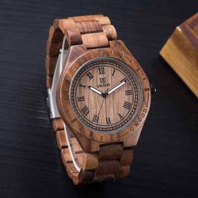 Reloj de Cuarzo con Cuerpo de Madera - Image 4