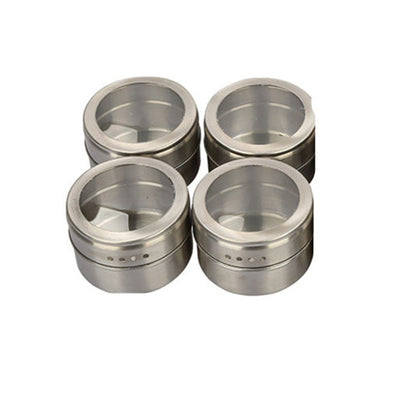 Frasco de Especias de Acero Inoxidable con Visor Transparente - Image 13