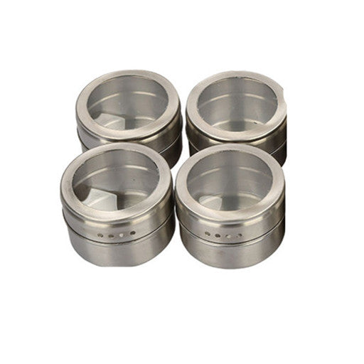 Frasco de Especias de Acero Inoxidable con Visor Transparente - Image 13
