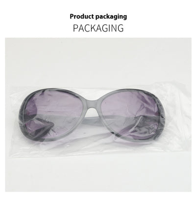 Brown oversized butterfly sunglasses with gradient lenses and a silver-tone floral accent on the temple. - Image 12