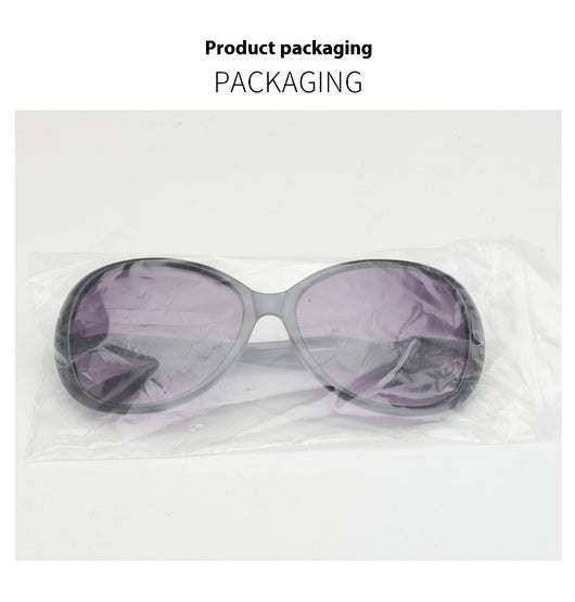 Brown oversized butterfly sunglasses with gradient lenses and a silver-tone floral accent on the temple. - Image 12