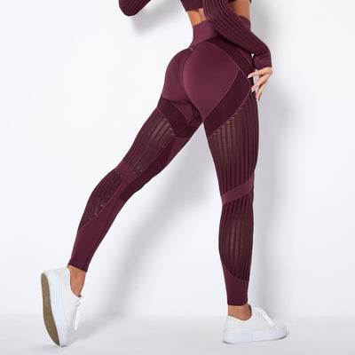 Pantalones de Yoga Cintura Alta con Levantamiento de Glúteos