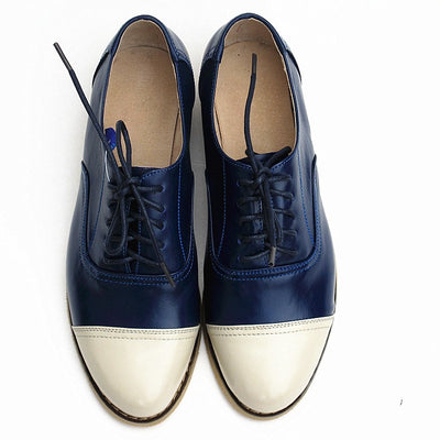 Zapatos Oxford Planos de Cuero para Mujer - Image 10