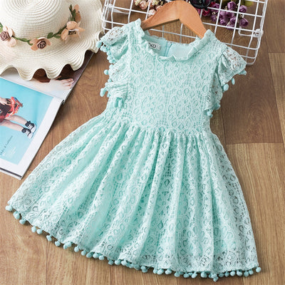 Vestido de Niña con Encaje Calado - Image 11