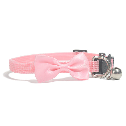 Collar Decorativo para Mascotas con Moño de Cinta Multicolor Ajustable y Campana - Image 10