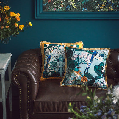 Juego de Almohadas Decorativas Pájaros del Bosque - Image 4