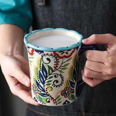 Taza de Cerámica Japonesa Pintada a Mano - Image 8