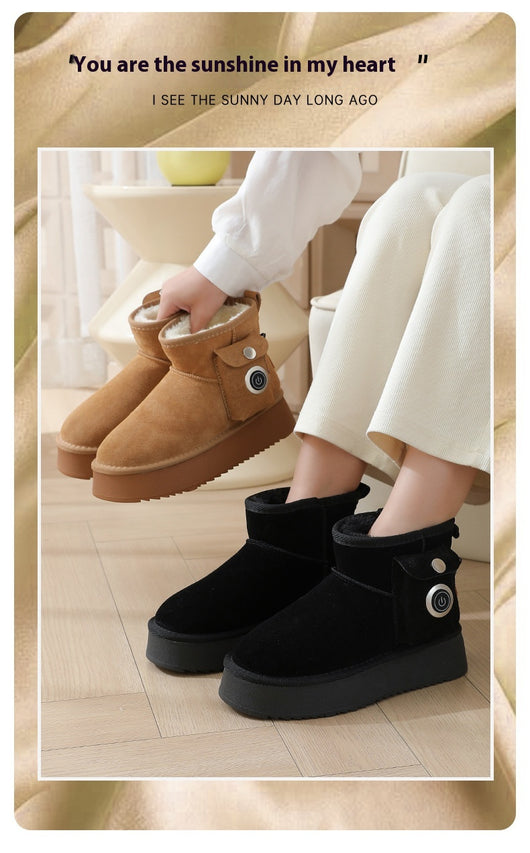 Botas Térmicas Eléctricas con Forro de Lana - Impermeables para Hombre y Mujer - Image 22