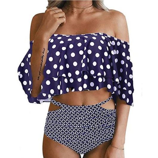Shorts de Baño Estampados con Doble Volante - Image 5