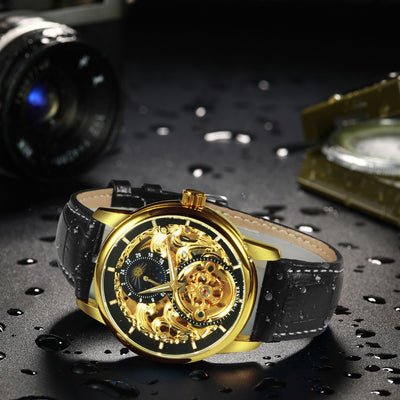 Reloj Mecánico Automático con Diseño Calado