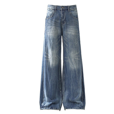 Jeans Hombre Lavado Clásico con Rayas Relámpago - Primavera Otoño - Image 6