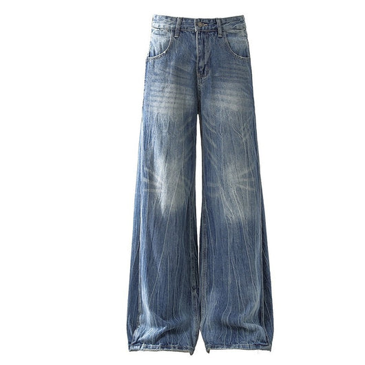 Jeans Hombre Lavado Clásico con Rayas Relámpago - Primavera Otoño - Image 6