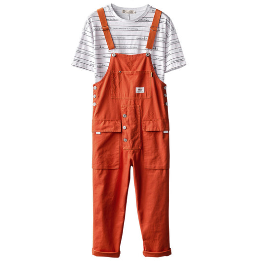 Pantalones Anchos Hip Hop con Tirantes Ajustables - Image 2