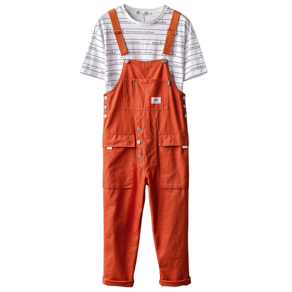 Pantalones Anchos Hip Hop con Tirantes Ajustables