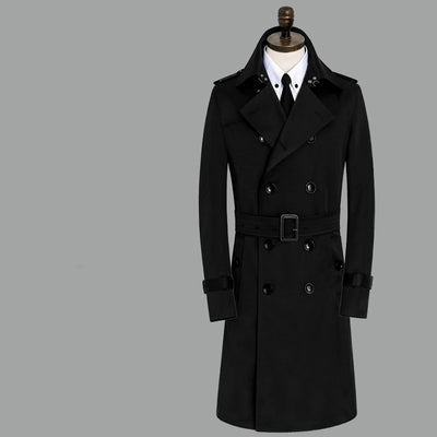 Abrigo Impermeable Slim Fit para Hombre - Cortavientos Otoño Invierno