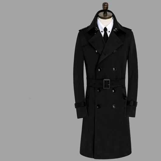 Abrigo Impermeable Slim Fit para Hombre - Cortavientos Otoño Invierno