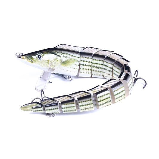 Señuelo Articulado Realista para Pesca de Locha y Peces Pequeños