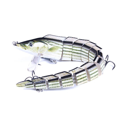 Señuelo Articulado Realista para Pesca de Locha y Peces Pequeños