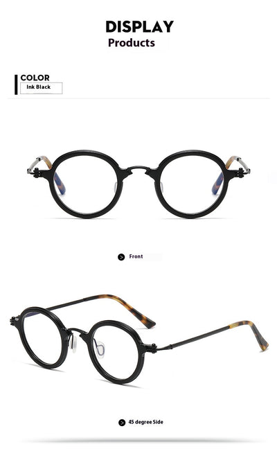 Gafas Retro de Titanio Puro con Filtro Luz Azul - Image 10