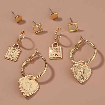 Conjunto de 4 Piezas Colgante de Amor con Retrato y Diseño Personalizado - Image 2