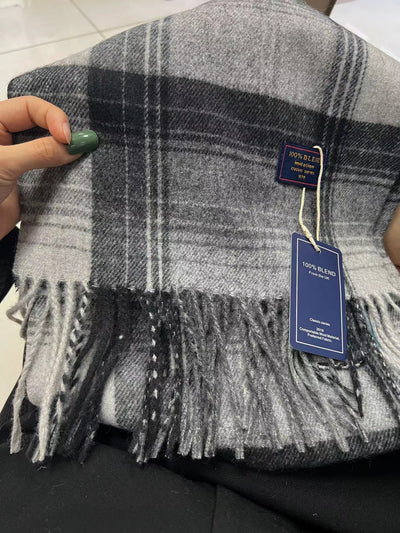 Bufanda Cuadros Lujo Cashmere Unisex - Image 23