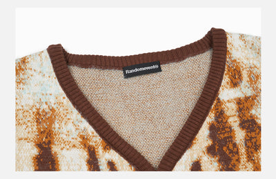 Cardigan de Punto con Estampado Animal para Mujer - Image 15
