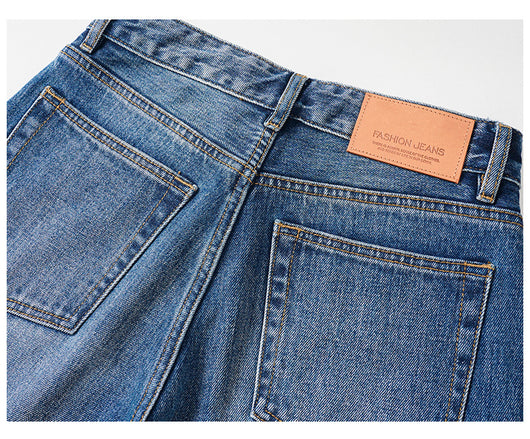 Jeans Rectos Cintura Alta Mujer Otoño Stretch - Image 20