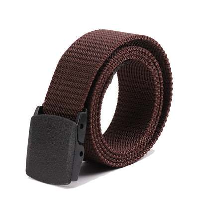 Cinturón Unisex de Lona con Hebilla de Plástico - Image 4