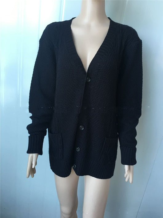 Cardigan Suelto de Punto con Mangas Murciélago - Image 5