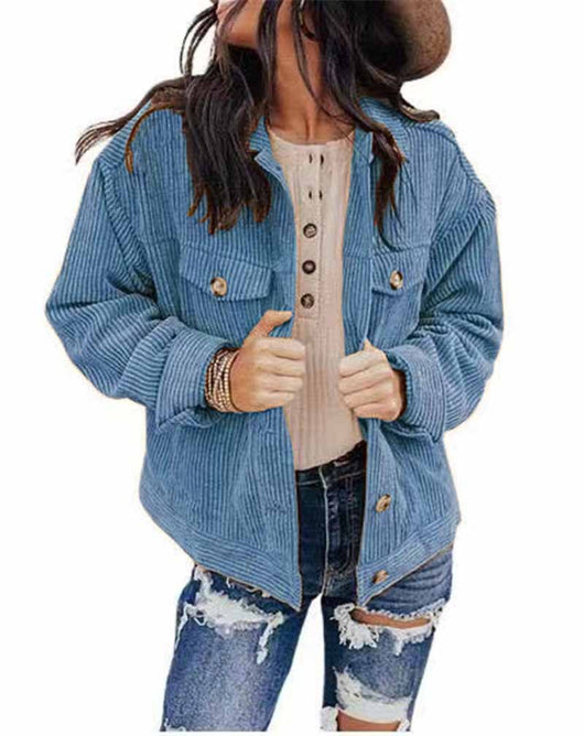 Cardigan de Terciopelo Suelto para Mujer - Abrigo Casual Otoño Invierno - Image 16
