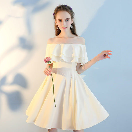 Vestido Corto para Damas de Honor en Rosa - Image 19