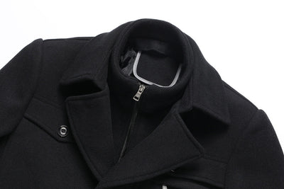 Abrigo de Lana Gruesa para Hombre - Elegancia y Calidez - Image 39