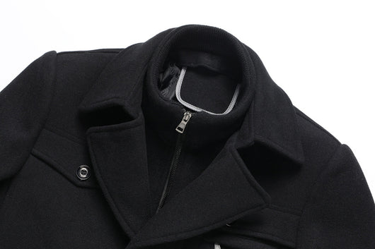 Abrigo de Lana Gruesa para Hombre - Elegancia y Calidez - Image 39