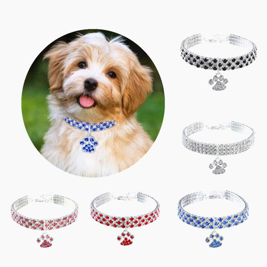 Collar de Diamantes Multicolor para Perros y Gatos - Collar Elástico Ornamental - Image 6