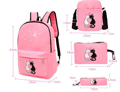 Mochila Infantil de Lona con Diseños Animados - Image 15