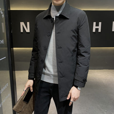 Chaqueta de Plumón Ejecutiva de Largo Medio para Hombre - Image 9
